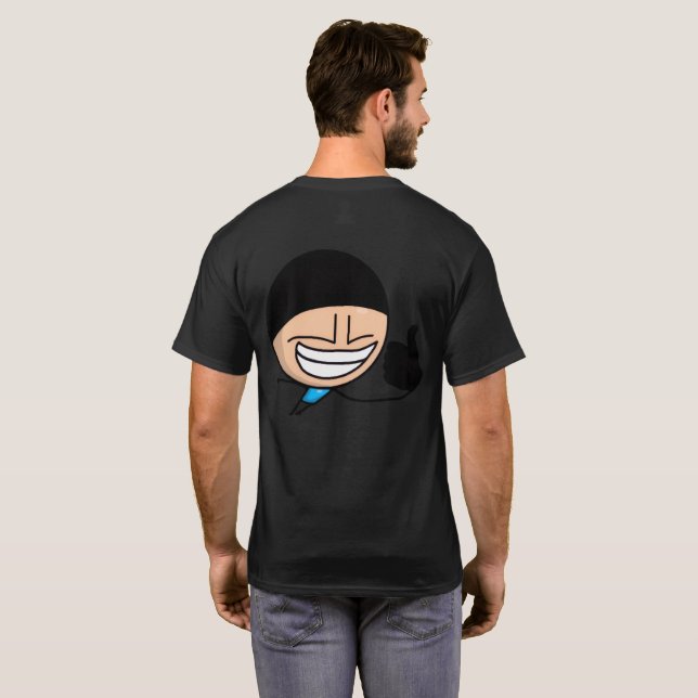 Camiseta La Invasión Sombra Demonio Que Sobreviví. ¡¡¡LA IN (Reverso completo)