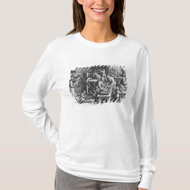 Camiseta La invención del grabado de cobre (Anverso)