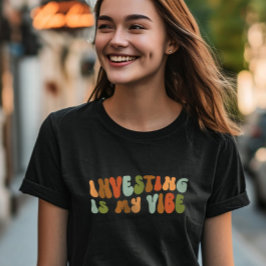 Camiseta La Inversión Retro Groovy Es Mi Opinión, Inversor