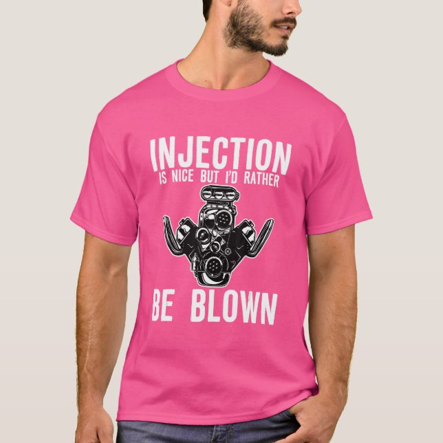 Camiseta La inyección es agradable pero preferiría ser sopl (Anverso)