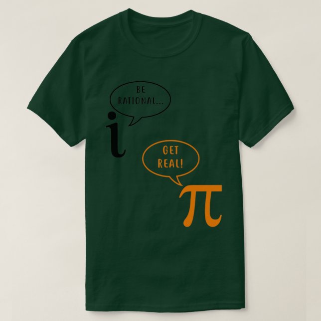 Camiseta La iota del juego de palabras de matemáticas es ra (Diseño del anverso)