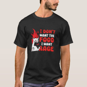 Camiseta La ira de gato me consume Meme de humor
