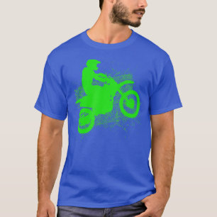 Camiseta La ira del ciclista Dirt Racks Neon Green Youth