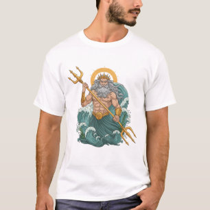 Camiseta la ira del dios del mar Poseidón