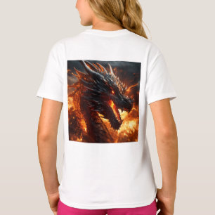 Camiseta La ira desatada: Dragón de tormenta infernal"