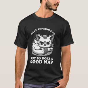 Camiseta La ira me consume pero también una buena siesta Ga