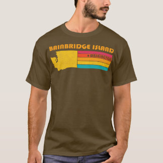 Camiseta La isla de Bainbridge en Washington Vintage está t