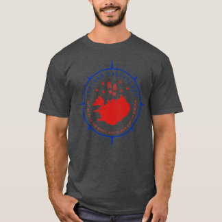 Camiseta La isla de Islandia Laugavegur Trekking Wanderung