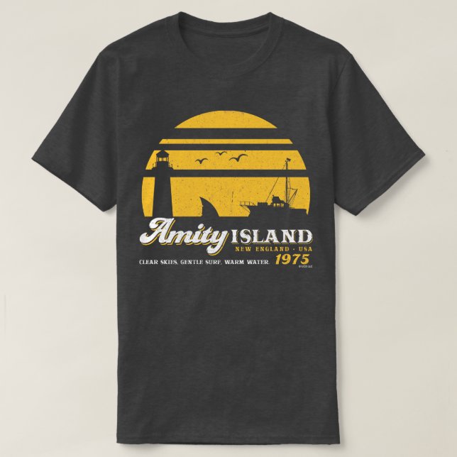 Camiseta La isla de la Amistad usó UCS universal LLC (Diseño del anverso)