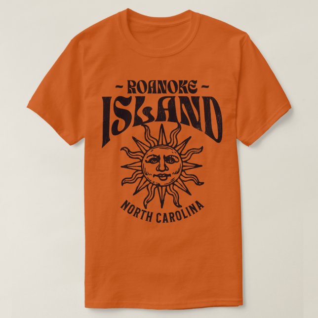Camiseta La isla de Roanoke en verano NC vigilante de vacac (Diseño del anverso)