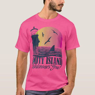 Camiseta La Isla Jaws Aity Le Da La Bienvenida Al Atardecer
