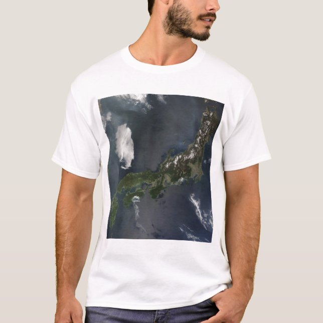 Camiseta La isla principal de Japón, Honshu (Anverso)