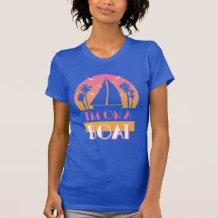 Camiseta La isla sola - estoy en un barco