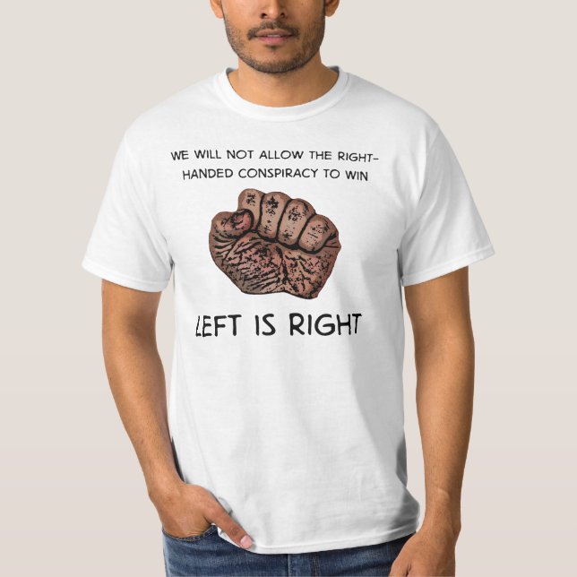 Camiseta La izquierda correcta (Anverso)
