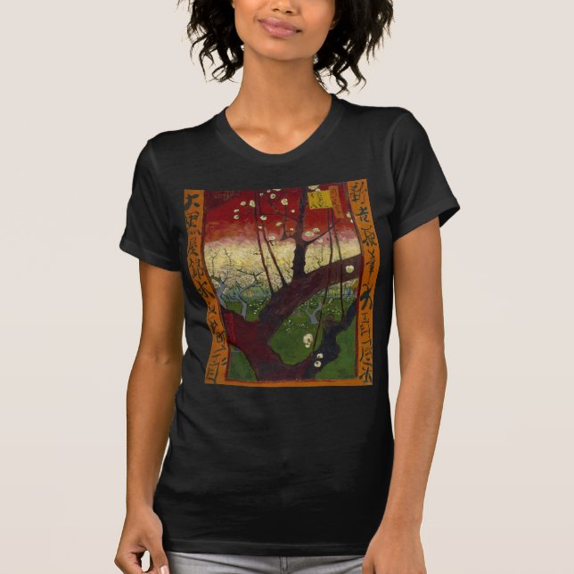 Camiseta La japononaiserie de Van Gogh después de Hiroshige (Anverso)