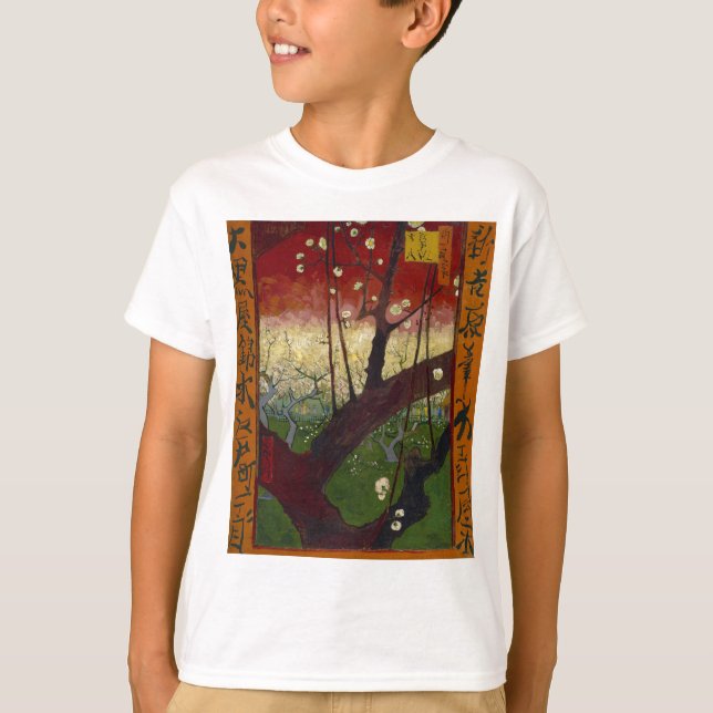 Camiseta La japononaiserie de Van Gogh después de Hiroshige (Anverso)