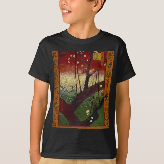 Camiseta La japononaiserie de Van Gogh después de Hiroshige (Anverso)
