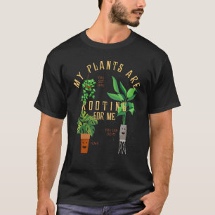 Camiseta La jardinería de mis plantas me da vida a feliz gr