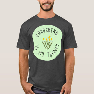 Camiseta La jardinería es mi terapia (6)