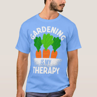 Camiseta La jardinería es mi terapia para los jardineros