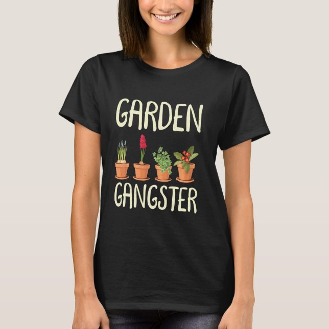 Camiseta La Jardinería Es Mi Terapia Plantas De Cacerolas D (Anverso)