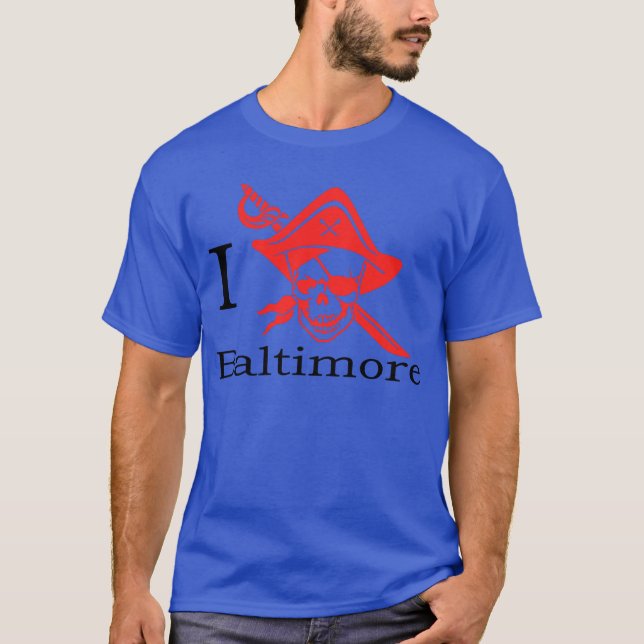 Camiseta La jerarquía de piratas, amo Baltimore (Anverso)
