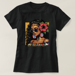 Camiseta La Jibaraza 1 – Jíbara Puertorriqueña • Boricua