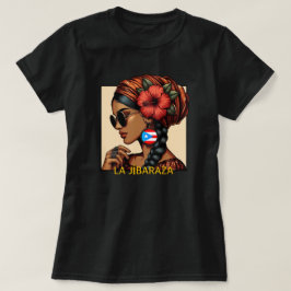 Camiseta La Jibaraza 2 – Jíbara Puertorriqueña • Boricua