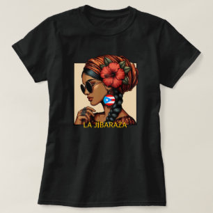 Camiseta La Jibaraza 2 – Jíbara Puertorriqueña • Boricua