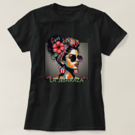 Camiseta La Jibaraza 3 – Jíbara Puertorriqueña • Boricua