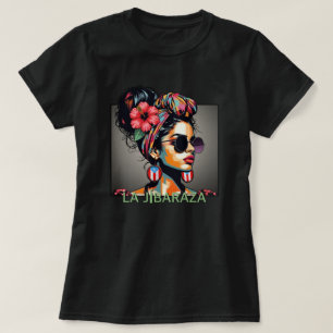 Camiseta La Jibaraza 3 – Jíbara Puertorriqueña • Boricua