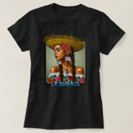 Camiseta La Jíbaraza – Arte Jíbara Puertorriqueño • Boricua