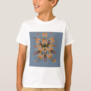 Camiseta La jirafa de Kaleidoscope Mandala: Resumen de arte