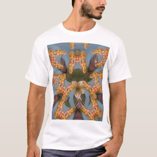 Camiseta La jirafa de Kaleidoscope Mandala: Resumen de arte