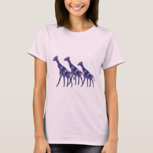 Camiseta La jirafa púrpura