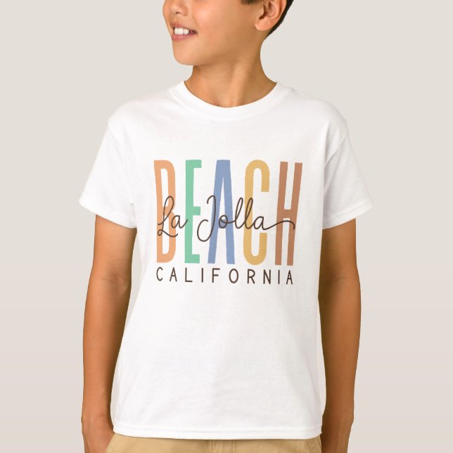 Camiseta La Jolla Beach California (Sands) (Anverso)
