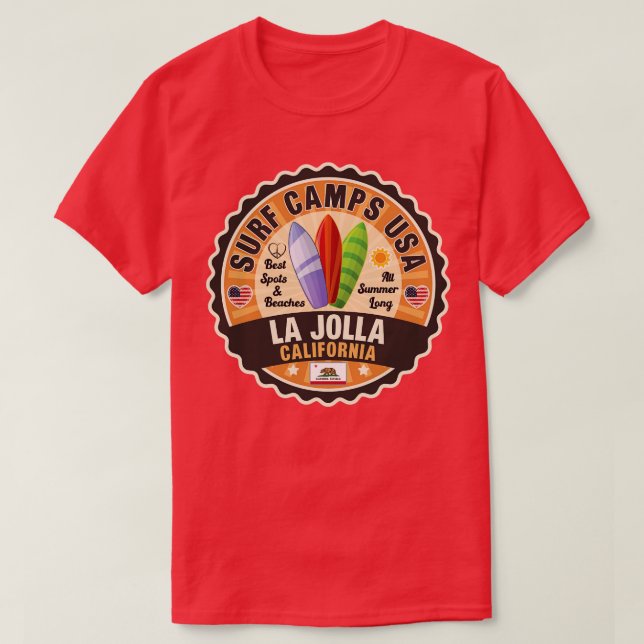 Camiseta La Jolla California 1 (Diseño del anverso)