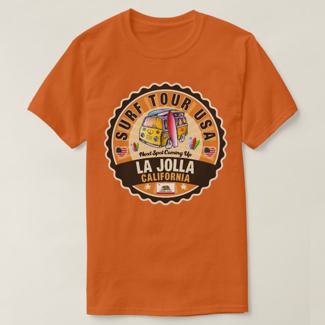 Camiseta La Jolla California 2 (Diseño del anverso)