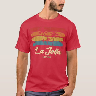 Camiseta La Jolla California Palm Trees CA Retro