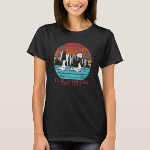 Camiseta La Jolla San Diego Retro California Beach Summer V