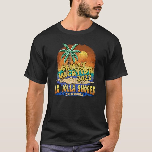 Camiseta La Jolla Shores California Vacation 2022 So (Anverso)