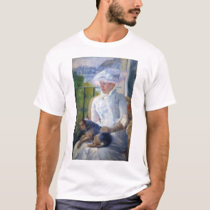 Camiseta La joven Chica y su perro, Mary Cassatt