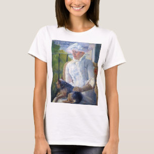 Camiseta La joven Chica y su perro, Mary Cassatt