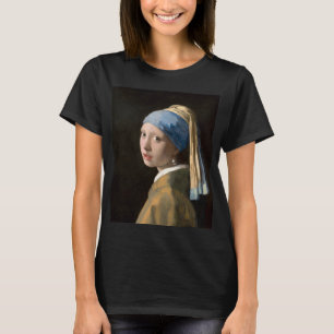 Camiseta La joven de la perla de Johannes Vermeer