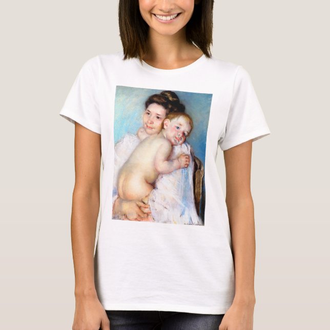 Camiseta La joven madre, Cassatt (Anverso)