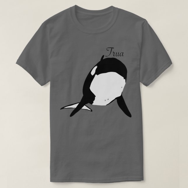Camiseta la joven TRUA, la ballena asesina (Diseño del anverso)