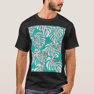 Camiseta La jungla deja sin foco tropical floral