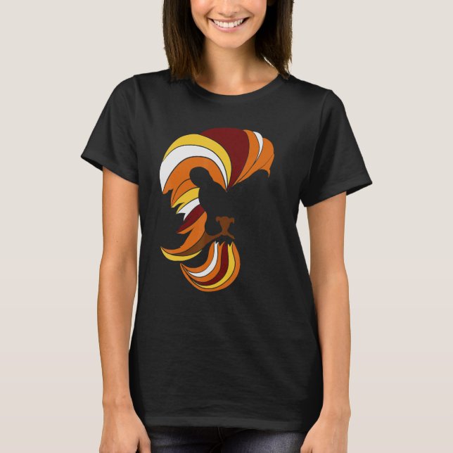 Camiseta La jungla del tatuaje del león Octubre King (Anverso)