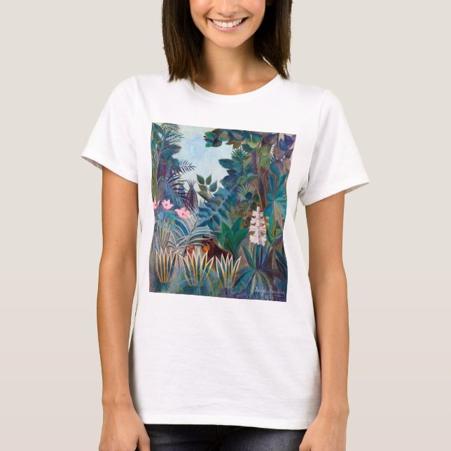 Camiseta La Jungla Ecuatorial, Rousseau (Anverso)