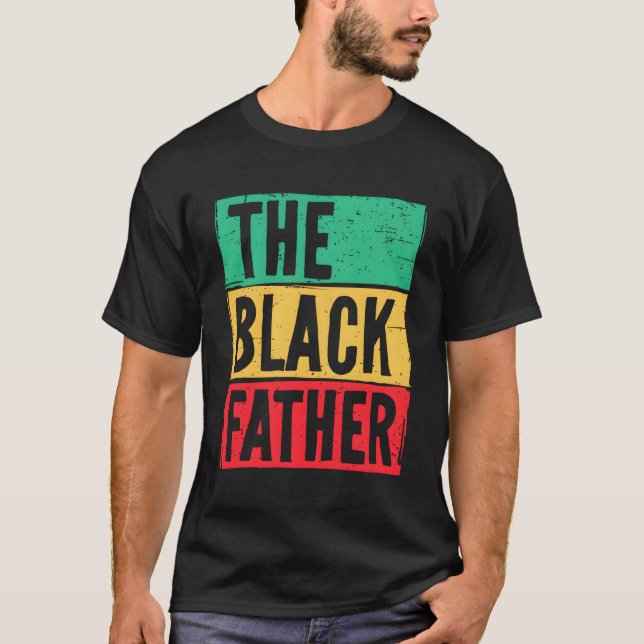 Camiseta La Junta Del Día Del Padre Negro (Anverso)
